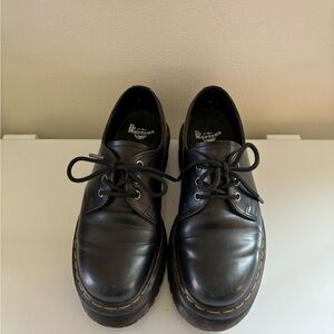 Dr Martens 1461 Quad Smooth Leather Platform Oxford